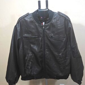 Faux Leather jacket -NWT